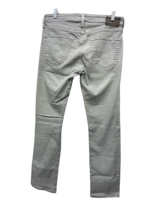 AG Size 31 Light Gray Cotton Blend Solid Jean Men's Pants Light Gray / 31