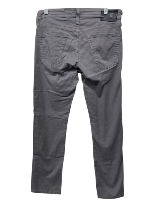 AG Size 31 Gray Cotton Blend Solid Khakis Men's Pants Gray / 31