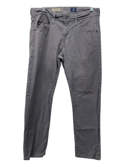 AG Size 31 Gray Cotton Blend Solid Khakis Men's Pants Gray / 31
