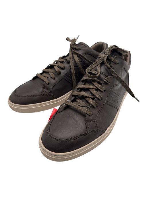 Tods Shoe Size 7 Dark Brown Leather Solid Sneaker Men's Shoes Dark Brown / 7