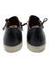 Magnanni Shoe Size 10.5 Black Leather Solid Sneaker Men's Shoes Black / 10.5