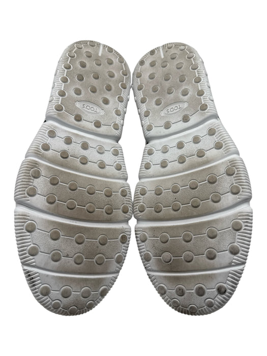 Tods Shoe Size 10.5 AS IS Beige & Navy Synthetic Solid Sneaker Men's Shoes Beige & Navy / 10.5