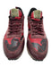 Valentino Shoe Size 44 AS IS Red Leather Camo Sneaker Men's Shoes 44
