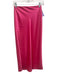 Alice + Olivia Size 0 Bubblegum Pink Triacetate Blend Satin Back Zip Midi Skirt Bubblegum Pink / 0