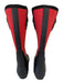 Hunter Shoe Size 5 Black & Red Rubber Neoprene Color Block Rain Boots Black & Red / 5