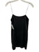 By The Way Size XS Black Silk Spaghetti Strap Slip dress Side Zip Mini Dress Black / XS