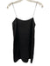 By The Way Size XS Black Silk Spaghetti Strap Slip dress Side Zip Mini Dress Black / XS
