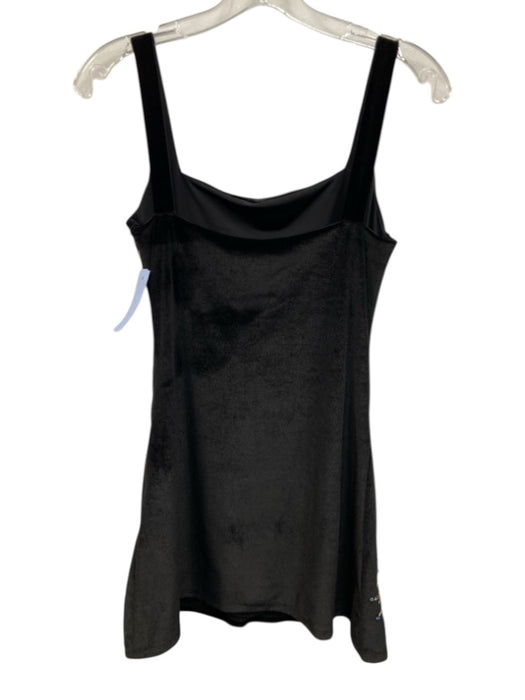 Oceanus Size S Black & Multi Polyamide Velvet Beaded & Sequined Sunburst Dress Black & Multi / S