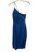 Lovers and Friends Size S Blue Rayon Blend One Shoulder Sleeveless Dress Blue / S