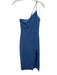 Lovers and Friends Size S Blue Rayon Blend One Shoulder Sleeveless Dress Blue / S