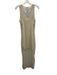 House of Harlow 1960 Size S Cream White Polyester U Neck Sleeveless Dress Cream White / S
