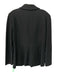 St. John Size 10 Black No Fabric Tag One Button Lapels Faux Pockets Blazer Black / 10
