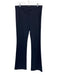Derek Lam Size 12 Black Viscose Blend Zip & Hook Closure Mid Rise Trouser Pants Black / 12
