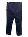Tory Burch Size 4 Navy Cotton Blend Zip & Hook Closure Pockets Trouser Pants Navy / 4