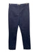 Tory Burch Size 4 Navy Cotton Blend Zip & Hook Closure Pockets Trouser Pants Navy / 4