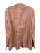 Derek Lam Size 10 Rose Pink Linen black buttons Flap Pocket Blazer Jacket Rose Pink / 10
