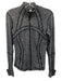 Lululemon Size 6 Gray & White Nylon & Lycra Long Sleeve Speckled Zip Up Jacket Gray & White / 6