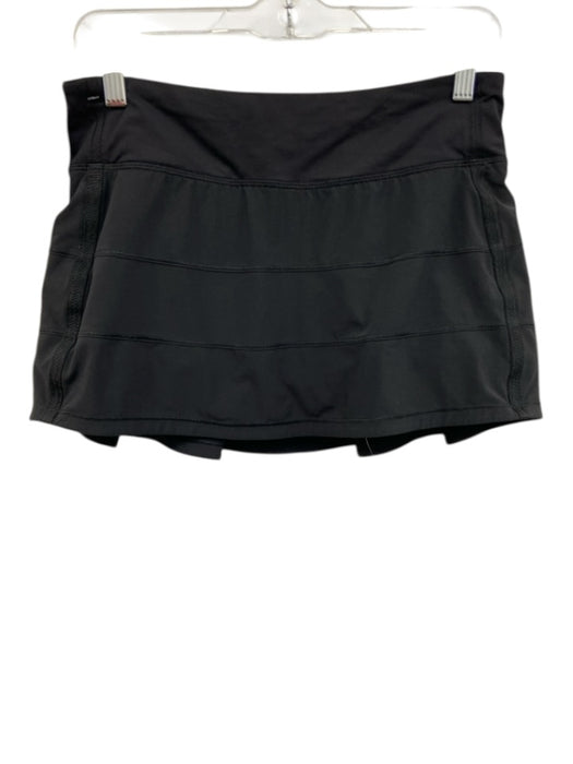 Lululemon Size 6 Black Nylon Blend Tiered Zip Pocket Skort Black / 6