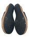 Vince Shoe Size 8 Black & Brown Python Stacked Heel Platform Open Toe Flats Black & Brown / 8
