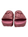 Gucci Shoe Size 38 Pink Slides Glitter Logo Platform Sandals Pink / 38