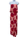 Mister Zimi Size S / 6 Pink, Red & Blue Viscose Floral Strapless Jumpsuit Pink, Red & Blue / S / 6
