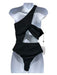 Lovers + Friends Size Medium Black Nylon Blend One Piece Cut Out Swimsuit Black / Medium