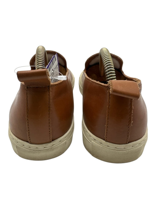 Sid Mashburn Shoe Size 42.5 Brown & White Leather Solid Slip On Sneaker Shoes Brown & White / 42.5