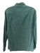 Sid Mashburn Size M Green Cotton Blend Solid Button Up Men's Long Sleeve Shirt Green / M
