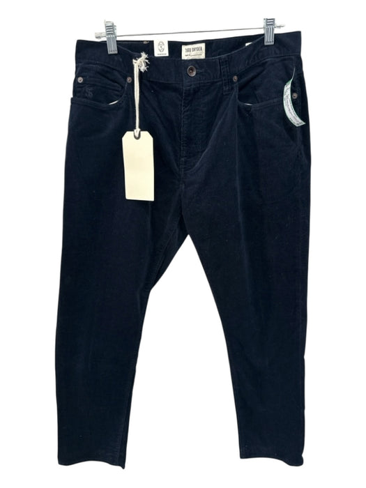 Todd Snyder NWT Size 32 Navy Cotton Blend Cordouroy Khakis Men's Pants Navy / 32