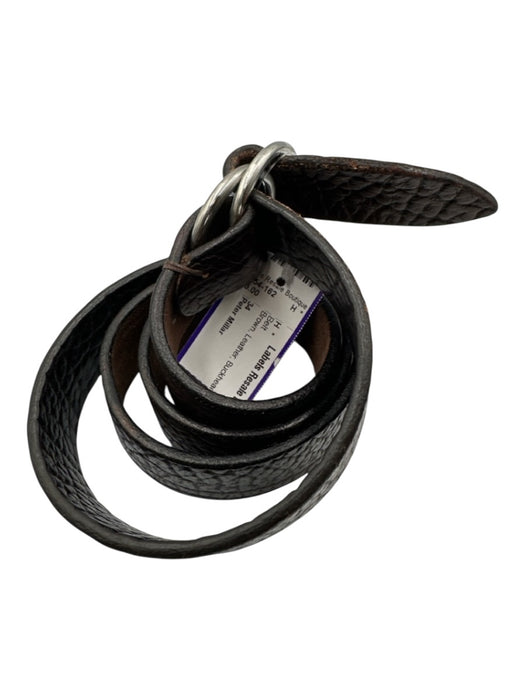 Peter Millar Brown Leather Men's Belt Brown