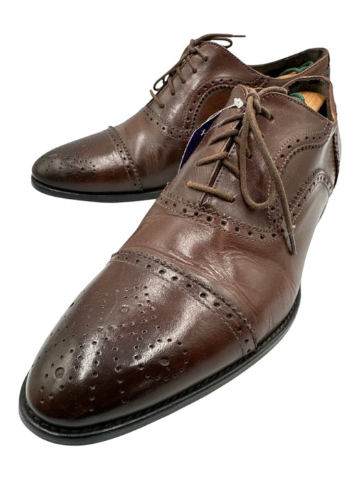 To Boot New York Shoe Size 8.5 Brown Leather Oxford Lace Up Men's Shoes Brown / 8.5