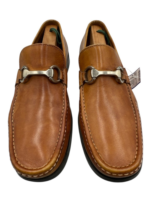 Magnanni Shoe Size 9 Brown Leather Horsebit Men's Shoes Brown / 9