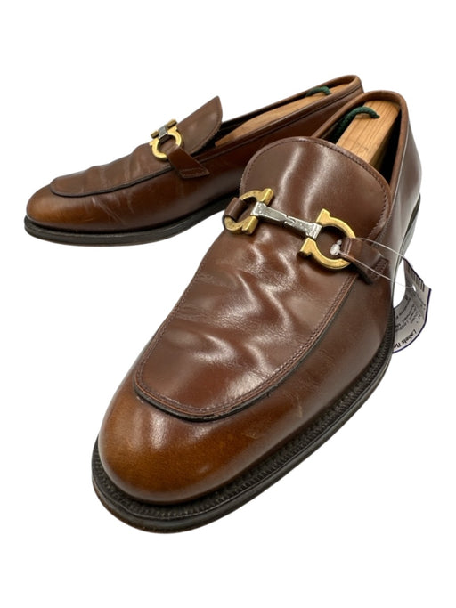 Salvatore Ferragamo Shoe Size 8 Brown Leather Horsebit Men's Shoes Brown / 8
