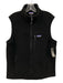 Peter Millar AS IS Size M Black Polyester Solid Zipper Men's Vest Black / M