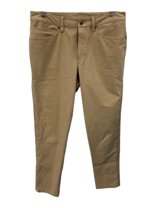 Lululemon Size 31 Beige Polyester Blend Solid Athleisure Men's Pants Beige / 31