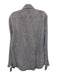 Ledbury Size M Purple & White Striped Button Down Men's Long Sleeve Shirt Purple & White / M