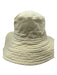 RAHI Beige Cotton Wide Brim Sun Hat Hat Beige / One Size