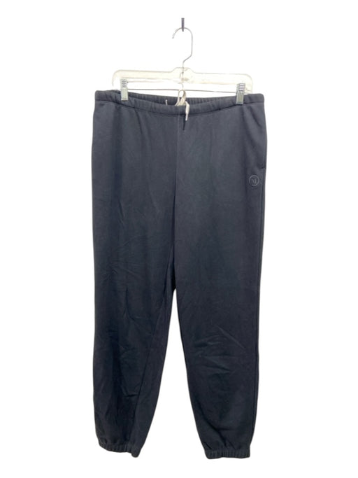 Vuori Size M Black Cotton Blend Elastic Waist Jogger Pants Black / M