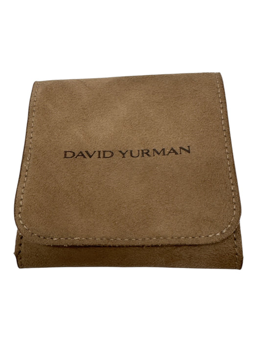 David Yurman Silver 925 Sterling Cable Twist Hinge clasp Bangle Oval Bracelet Silver