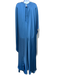 Simkhai Size 2 Blue Acetate Blend Satin Drape Capelet Bias Cut Gown Blue / 2