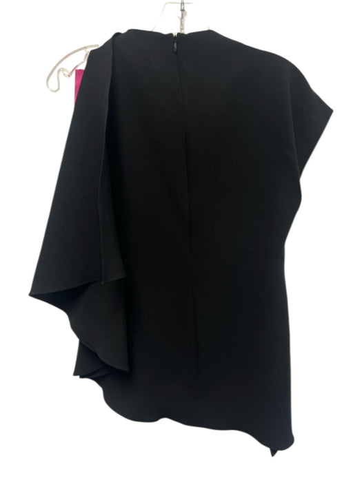 KZ_K STUDIO Size XS Black Polyester Asymmetric Sleeve Design high neck Top Black / XS