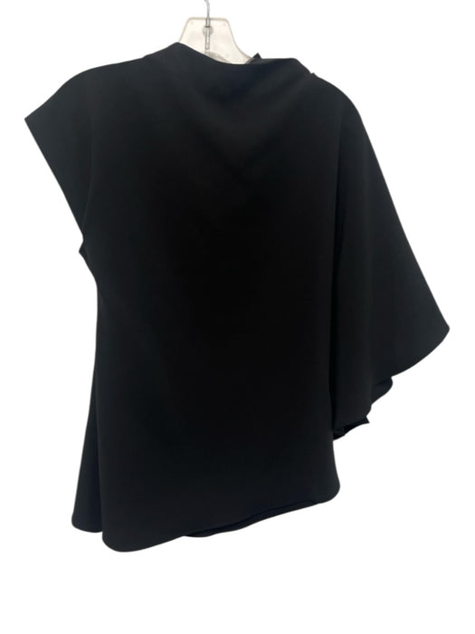 KZ_K STUDIO Size XS Black Polyester Asymmetric Sleeve Design high neck Top Black / XS