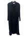 XiRENA Size S Black Cotton Button Up Collar Long Sleeve Maxi Dress Black / S