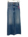 Mother Size 25 Med Light Wash Cotton Denim Whiskering High Rise Wide Leg Jeans Med Light Wash / 25