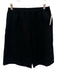 Enza Costa Size 0 Black Tencel Blend Elastic Waist Knee length Shorts Black / 0