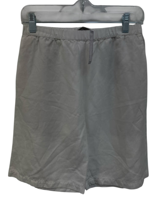 Enza Costa Size 0 White Tencel Blend Elastic Waist Knee length Shorts White / 0