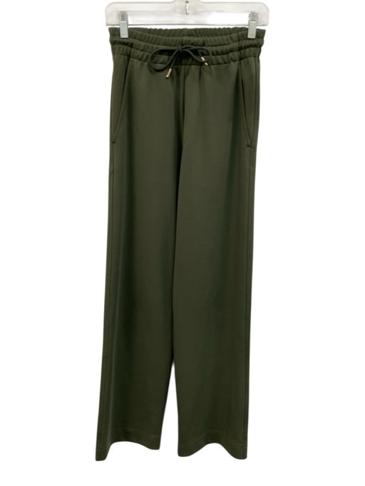 Dries Van Noten Size XS Olive Green Polyester Blend Drawstring Waist Pants Olive Green / XS