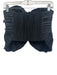 Cult Gaia Size S Black Polyester Plisse Zip Bustier Top Black / S