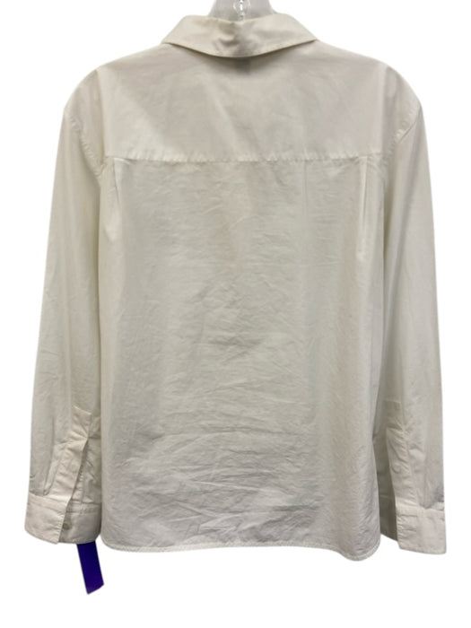 Louis Vuitton Size S / 38 Ivory White Long Sleeve Embroidered Logo Top Ivory White / S / 38