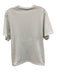 The Row Size S White Cotton Ribbed Collar Crew Neck short sleeve Top White / S